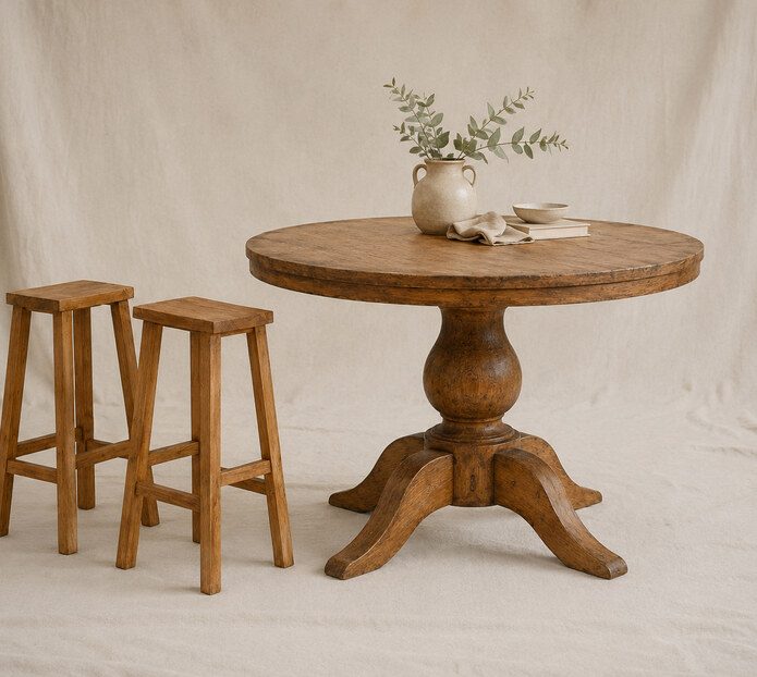Photo of the Savana Solid Teak Barstool