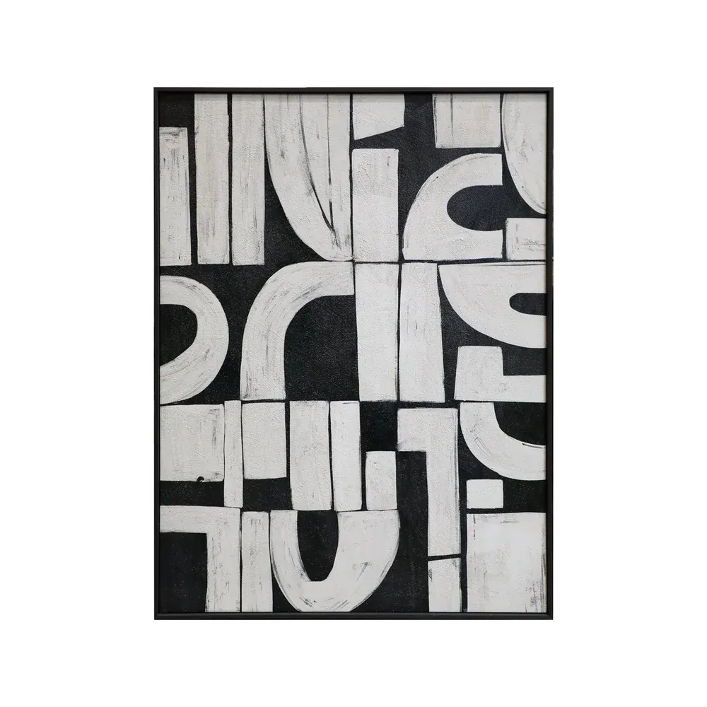 Jett – Textured Surface Framed Canvas