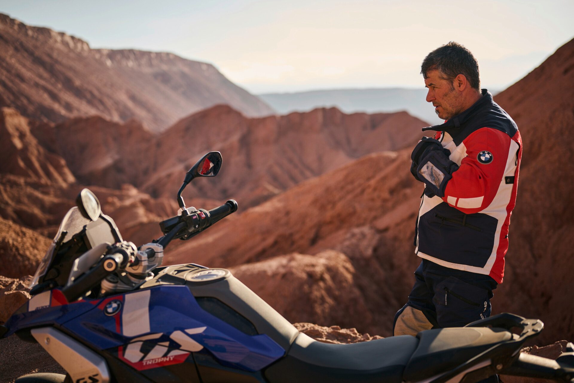 bmw motorrad gear and garment hero