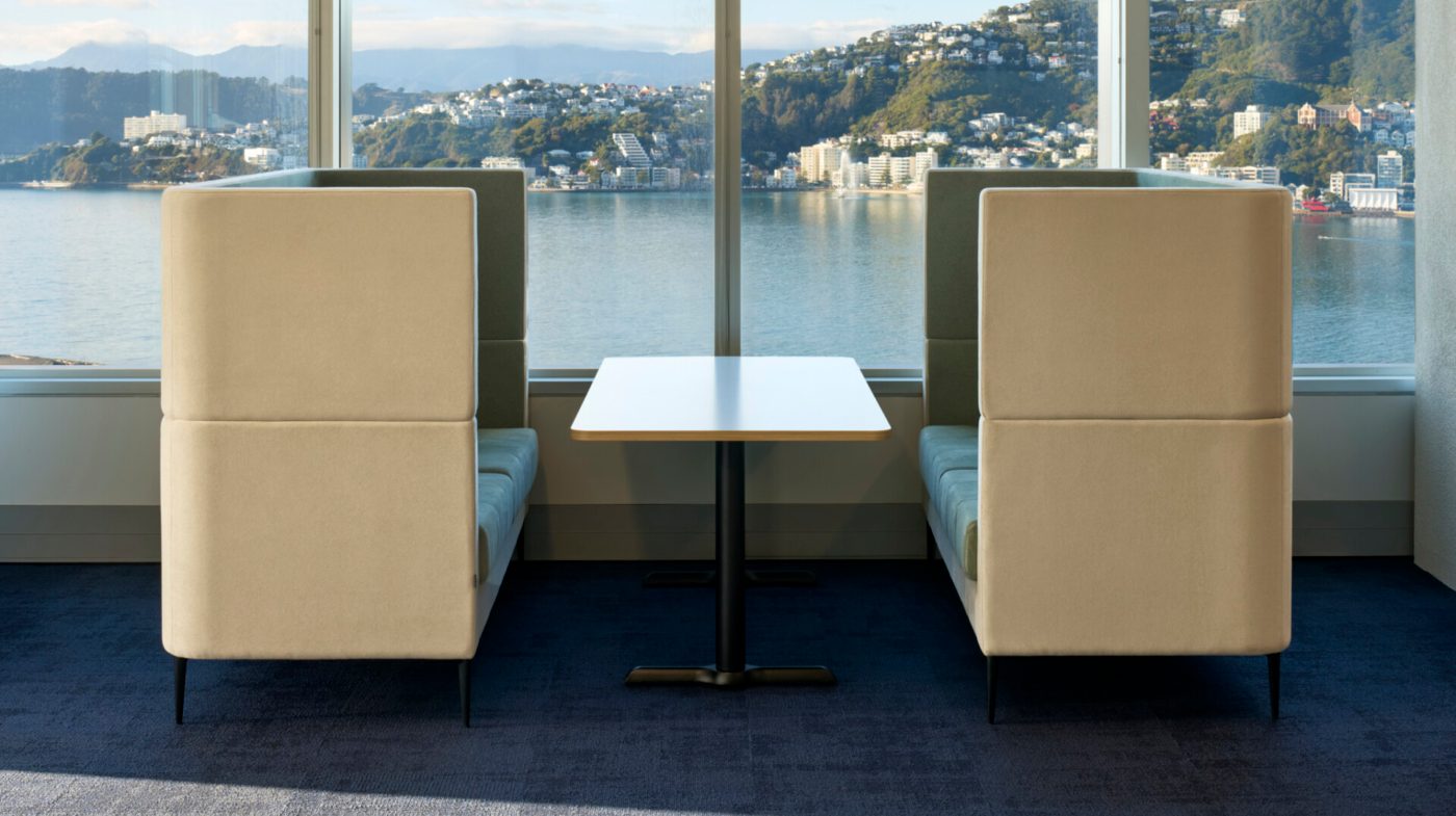 Monsoon Soft Seating Media Unit in Wellington.