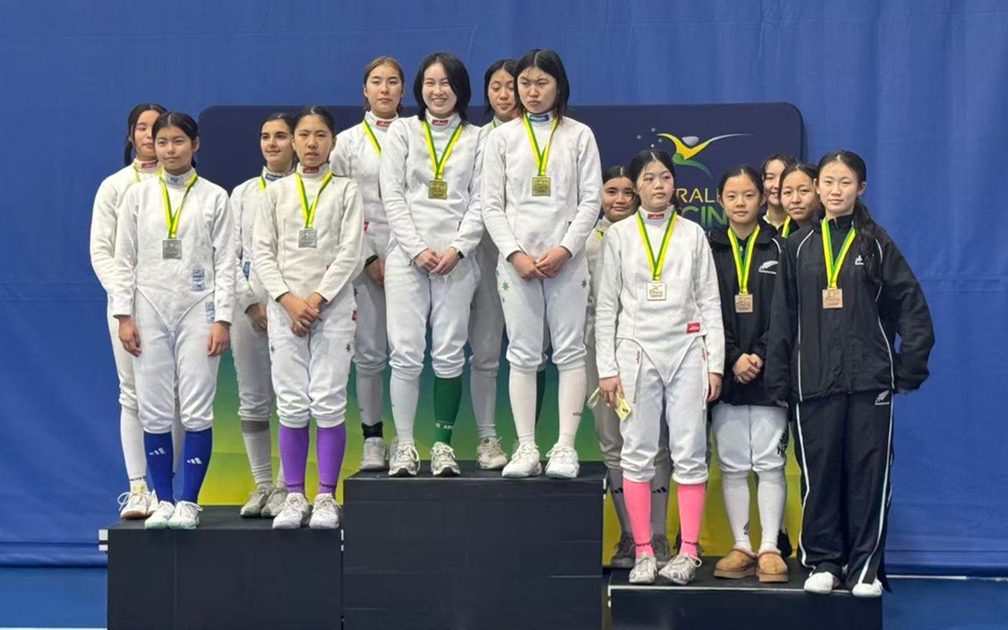 Fencing medals
